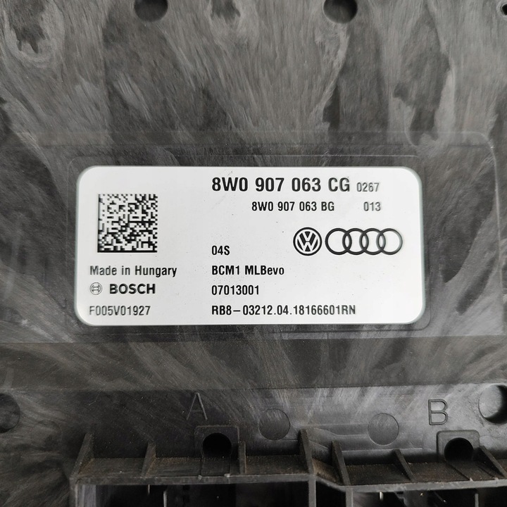 фото №7, Audi a4 s4 b9 8w 2018 блок управления / модуль комфорта