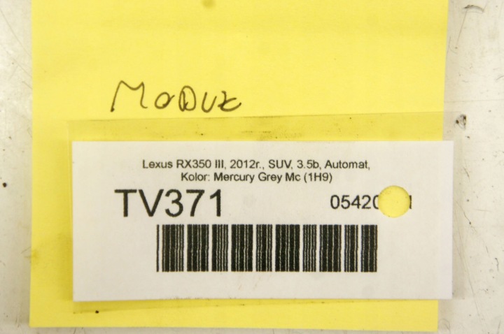 фото №7, Tv371 lexus rx iii модуль блок управления  079100-3773