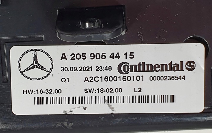 фото №12, Панель повітропровід кондиціонера mercedes w253 w205