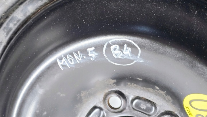 фото №9, Докатне колесо (докатка) докатка hankook 16 5x108 125/80r16 ford mondeo mk5 qq-1