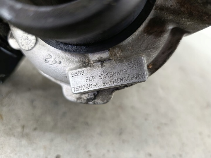 фото №8, Турбина з коллектор fiat croma ii 55196859 755046-1 1.9 jtd