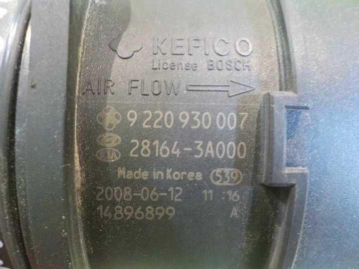 фото №5, Ix55 08-12 eu 3.0 crdi витратомір 28164-3a000