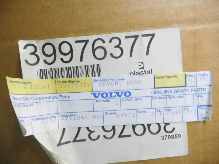 фото №15, Бампер задний volvo s80 99-03 oem номер 39976377