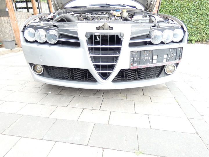 фото №15, Бампер перед передній alfa romeo 159 05-11 колір 565/a омивачі