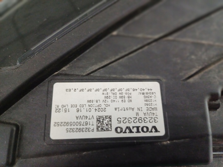 фото №9, Фара volvo xc40 рестайлинг полный led pixel 22- 32392325 rech