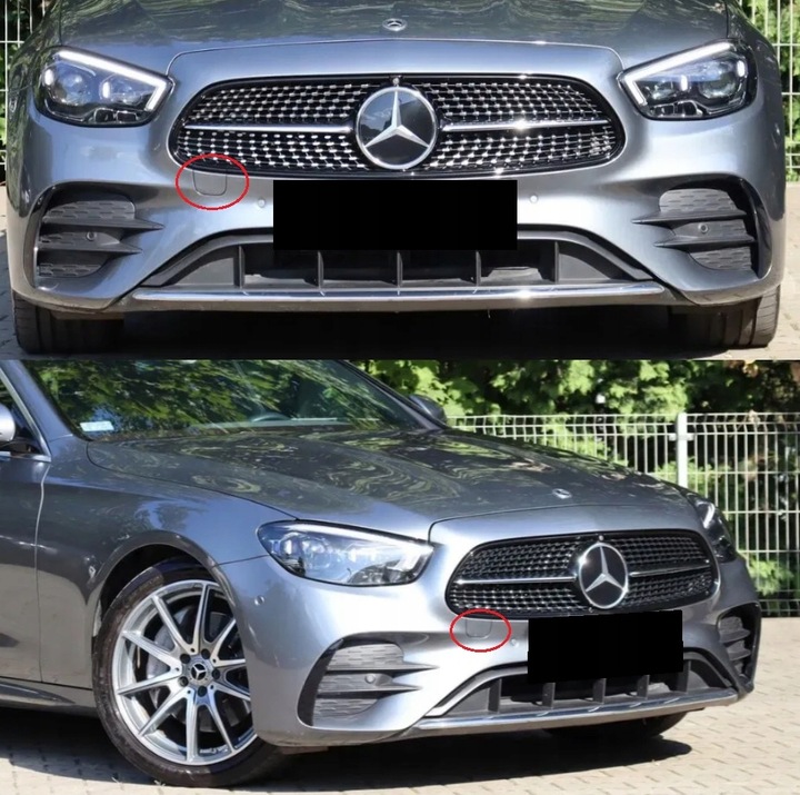 фото №14, Mercedes класс e w213 s213 amg рестайлинг 2020-2023 заглушка фаркоп перед оригинал