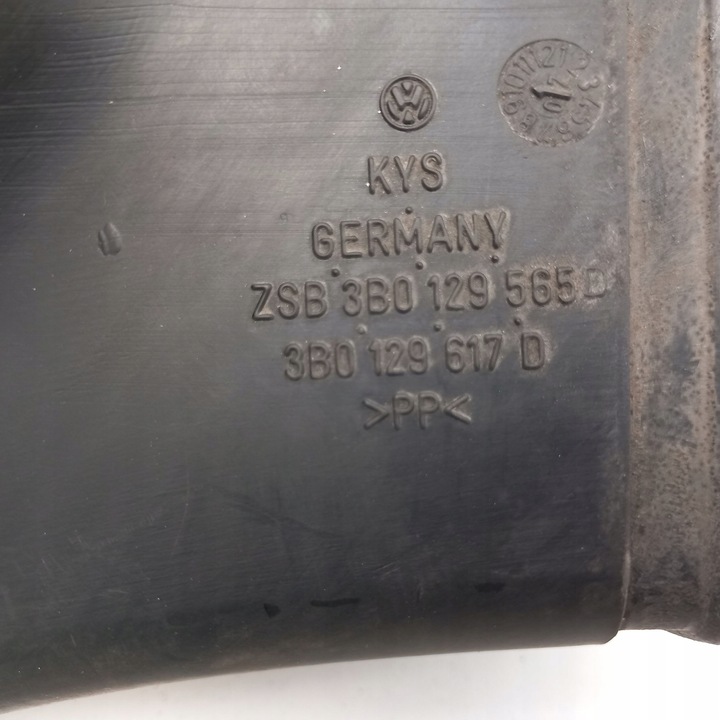 фото №6, 2008 skoda superb b5 3u труба впускна 3b0129617d