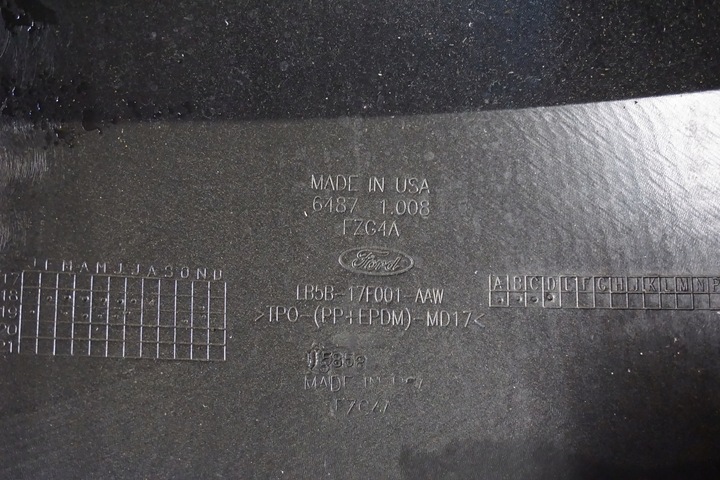 фото №13, Ford explorer xlt 2020 - 2023 бампер зад задний накладка usa