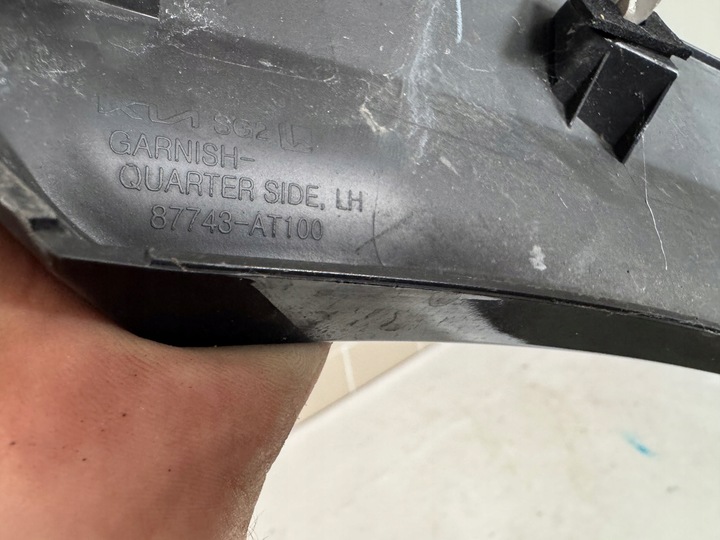 фото №9, Kia niro ii 22r.- накладка планка крила лівий ліва зад задня 87743-at100