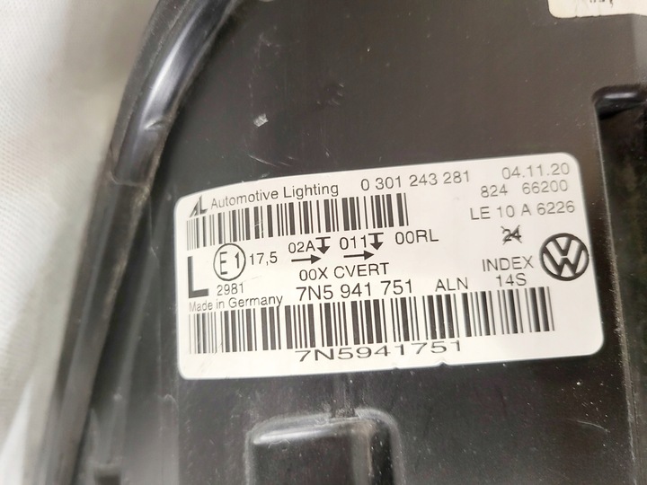 фото №11, Seat alhambra ii bi-xenon 7n5941751 7n5941752