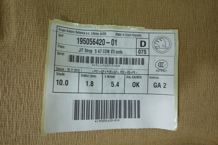 фото №13, Стеля skoda octavia iii універсал 5e9867501n