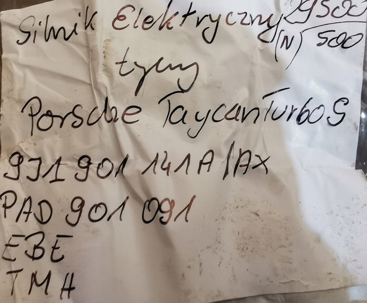 фото №15, Двигатель электрический задний porsche taycan turbo s tmh ebe 1