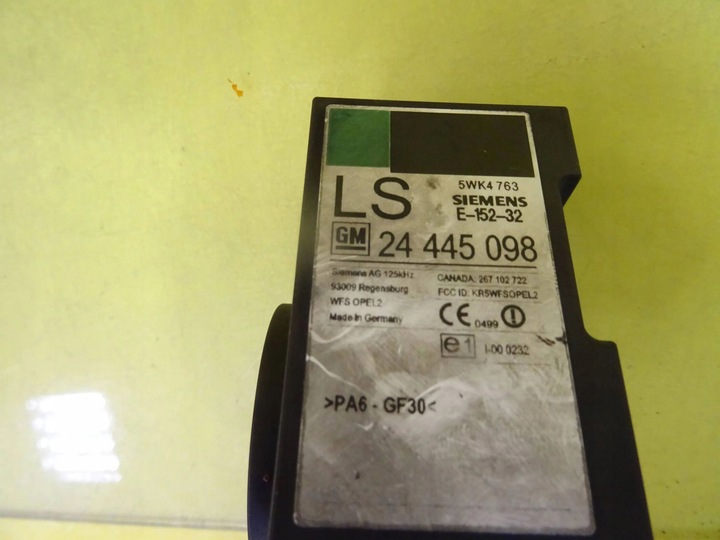 фото №5, Компьютер двигателя набор opel omega b fl 2.2 d 0281010273 / 24445098 nr683