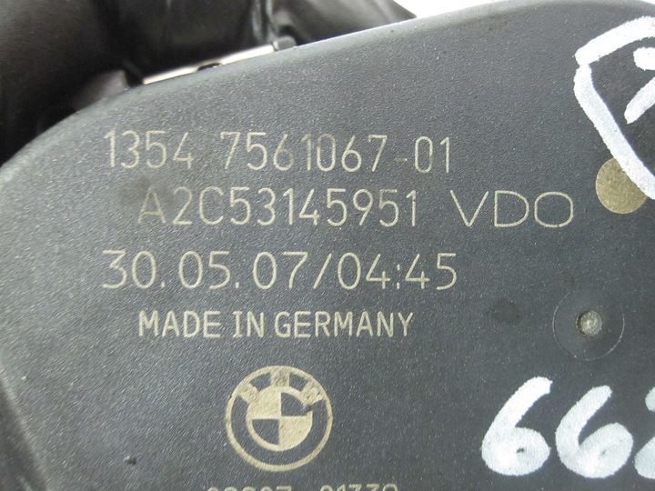 фото №6, Bmw 1.6 b n45b16 115km 07r дросельна заслінка 7561067 a2c53145951
