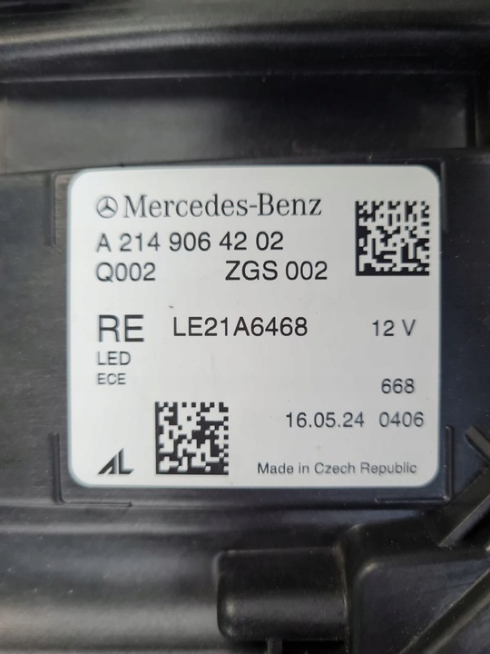 фото №16, Mercedes e клас w214 214 лампи перед повний led digital light