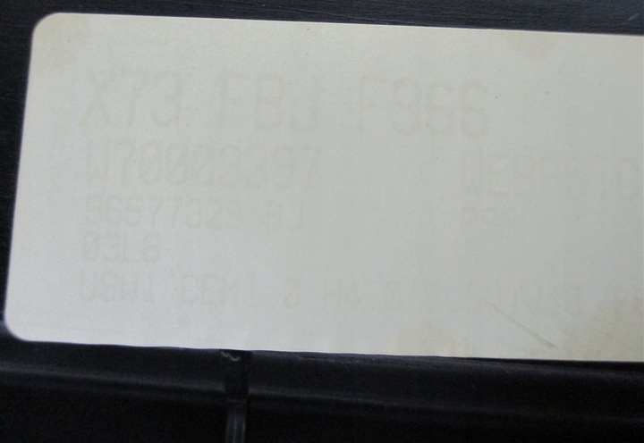 фото №7, Люк citroen c5 iii x7 sedan 96577329bj