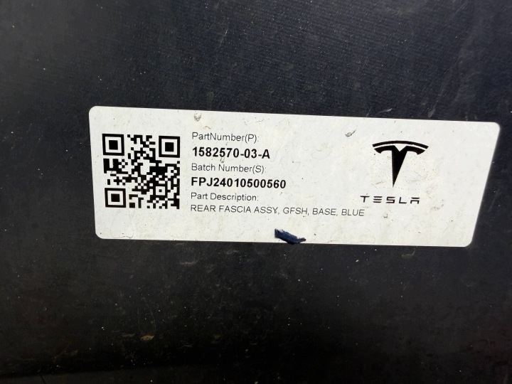 фото №7, Tesla модель iii 3 рестайлинг задний бампер 1582570-03-a