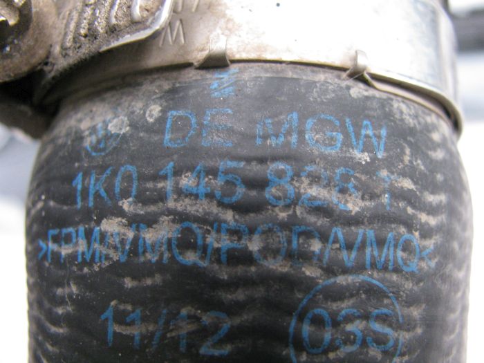 фото №8, Vw skoda seat audi шланг труба інтеркулер 1k0145840aa