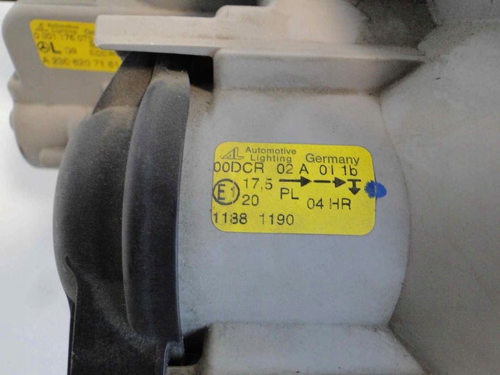 фото №15, Mercedes sl r230 230 лампа ліва bi-xenon ксенон