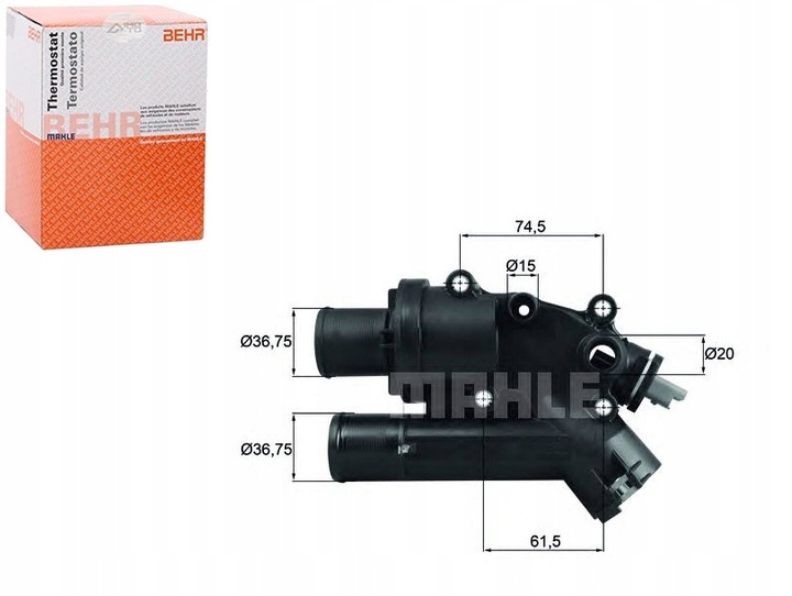 фото №1, Термостат citroen 83c 2,2hdi ford 2,2tdci behr