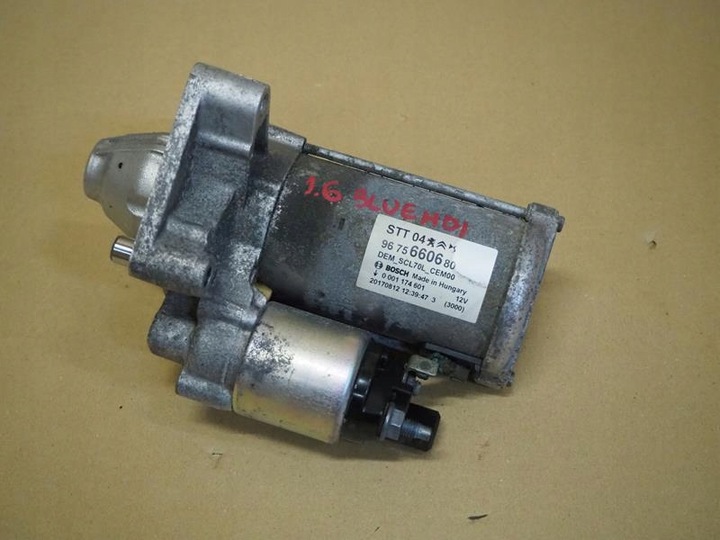 фото №1, Стартер peugeot citroen opel 1.6 bluehdi