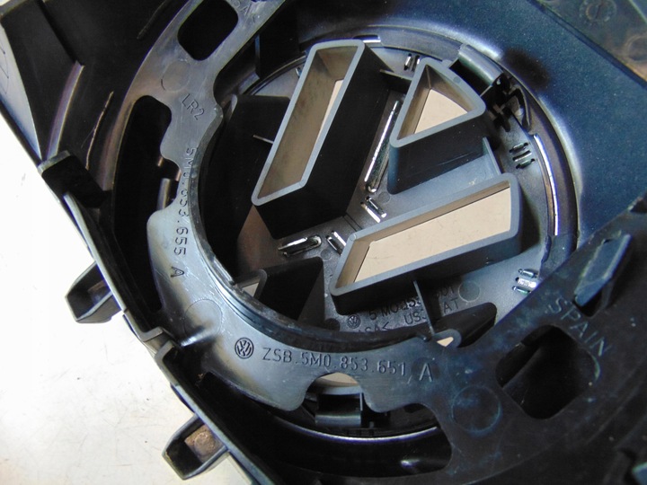 фото №10, Vw golf v plus решётка радиатора решётка 5m0853655a