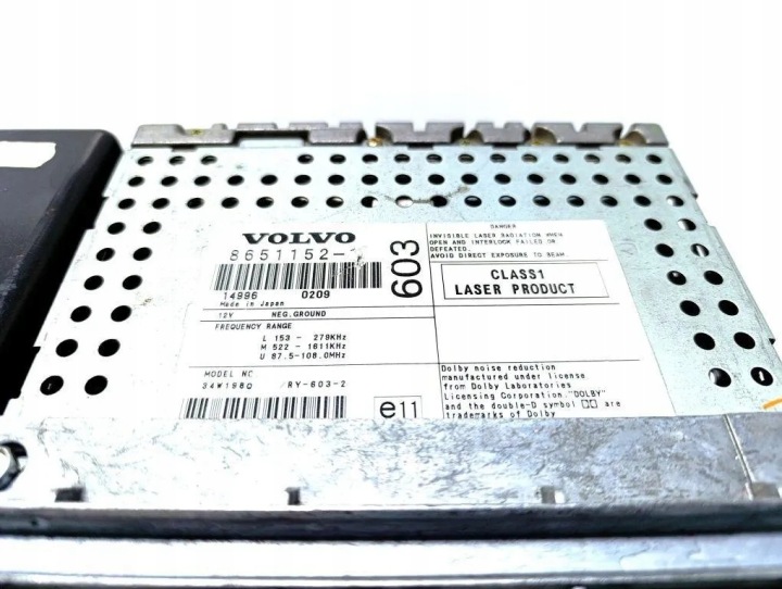 фото №9, Магнитола з магнитола volvo s60 i 8651152 2.4l дизель 2003