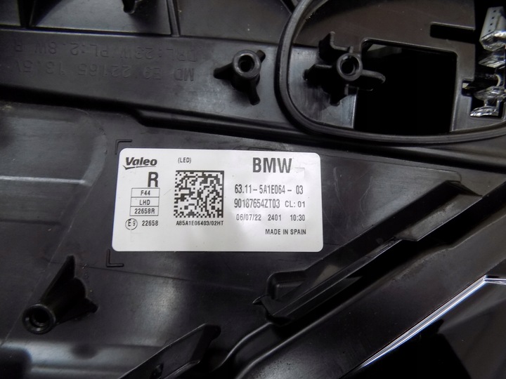 фото №11, Лампа права фара правий повний led bmw 2 ii gran купе f44 63115a1e064 03