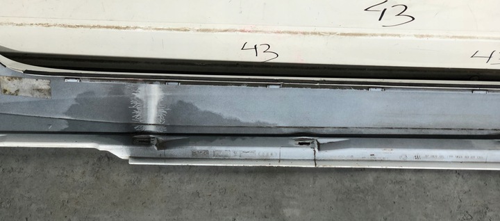 фото №13, Audi a6 c8 2018- планка порогова ліва накладка порога ліва оригінальна