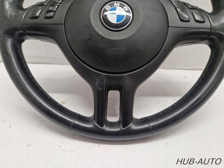 фото №12, Руль трёхспицевый мультифункция sport bmw 3 e46