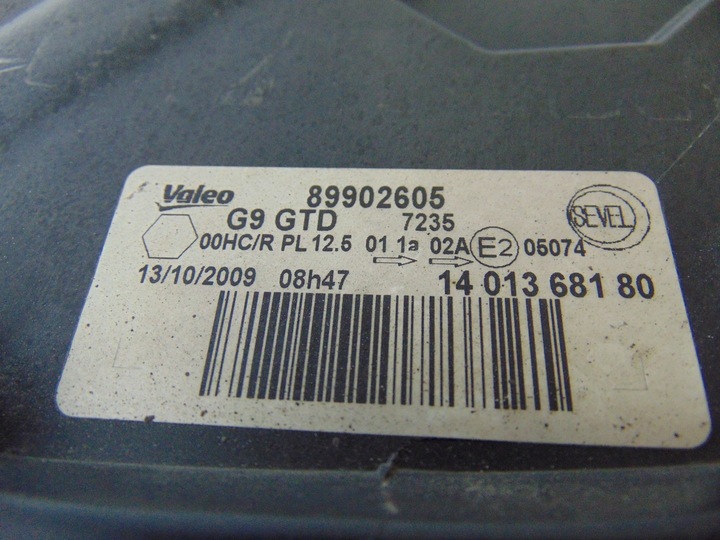 фото №16, Лампа левая перед expert scudo jumpy 2007- европа 1401368180