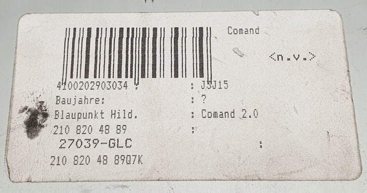 фото №7, Радио навигация mercedes ml w163 a2108204889