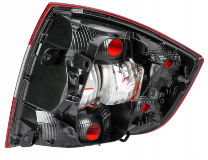 фото №10, 2x лампа зад сплав ліва права kpl skoda rapid 2012-2019 димчастий