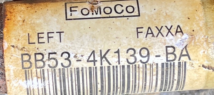 фото №4, Explorer 10- 3.7 полуось левая зад bb53-4k139-ba