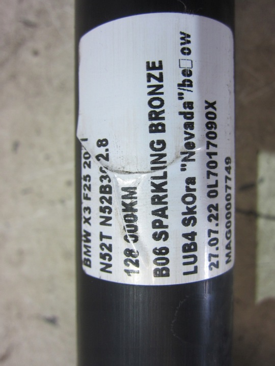 фото №12, Bmw f25 x3 піввісь права ліва задня 7598032