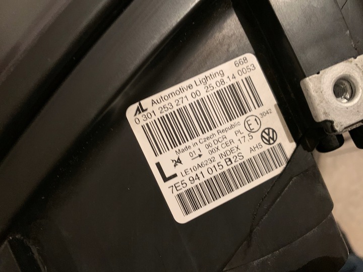 фото №6, Vw transporter t5 рестайлинг 10-14 левая лампа ксенон