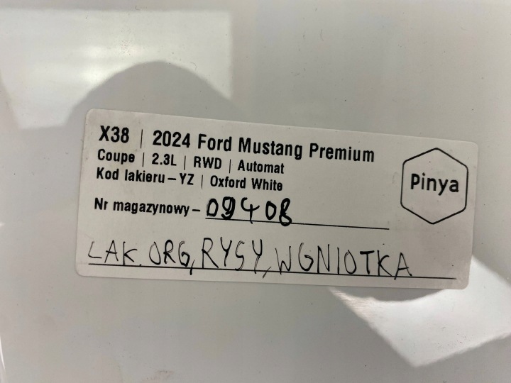 фото №12, Крило праве перед ford mustang mk7 vii 2024+