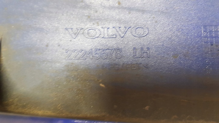 фото №11, Volvo fh4 fh5 накладка бампера левая з резиновая накладка спойлер 22245578 оригинал
