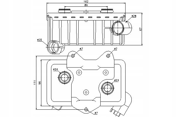 фото №2, Nissens радіаторів масла mercedes c t-model c w202