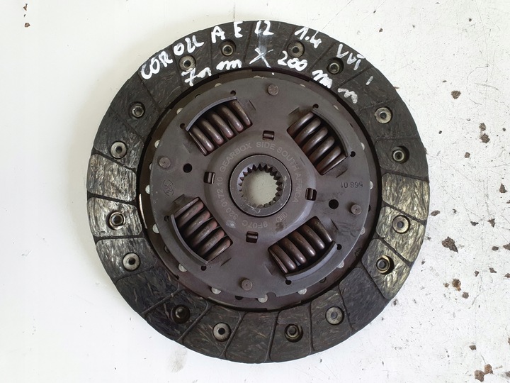 фото №9, Toyota corolla e12 1.4 vvti притиск диск зчеплення 320017210