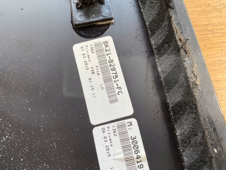 фото №12, Ford transit custom - стекло боковая левая левый зад окошко - bk21-b29751-fc