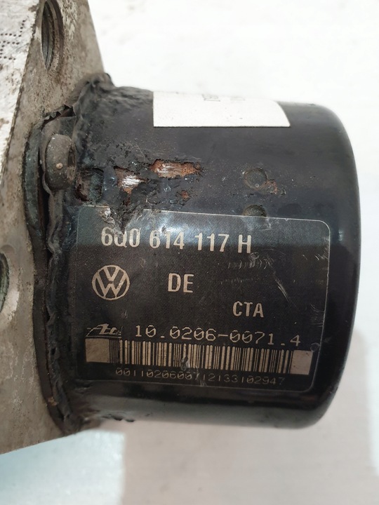 фото №9, Насос тормозная блок управления abs 6q0614117h vw polo iv seat skoda 1.4 tdi 02r