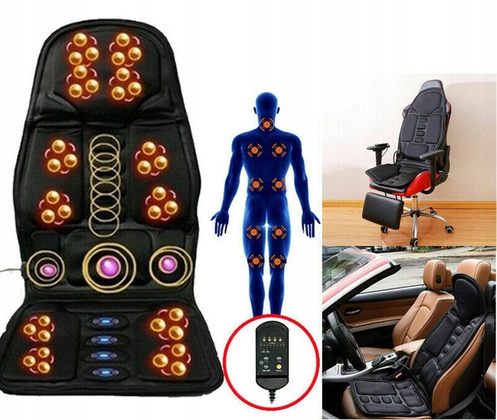 фото №7, Килимок нагрівальна na сидіння сидіння з підігрівом килимок масажна вібраційна hit !