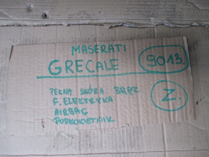 фото №14, Сиденья кожа обивка maserati grecale