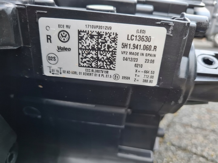 фото №14, Vw golf 8 viii r gte gtd gti полный led matrix iq light 5h1941059r 5h1941060r