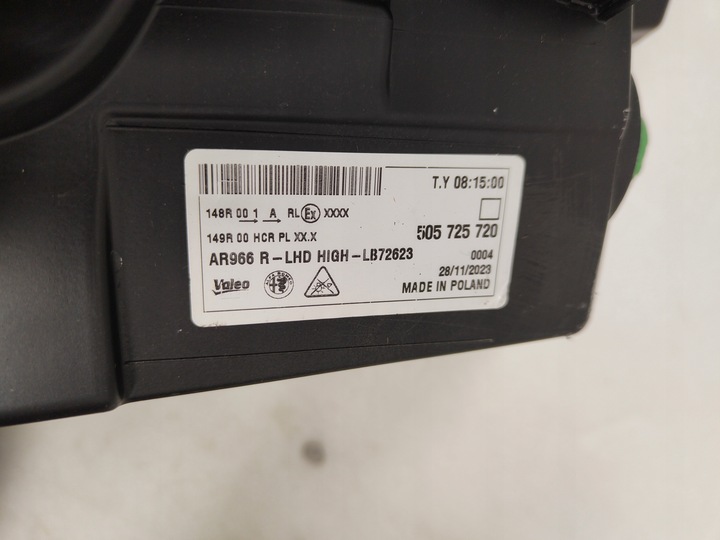 фото №5, Alfa romeo junior повний led комплект лампа перед 505725720, 50572577