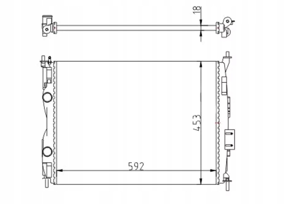 фото №2, Радиаторов nissan qashqai 1.6 16v 07- hart