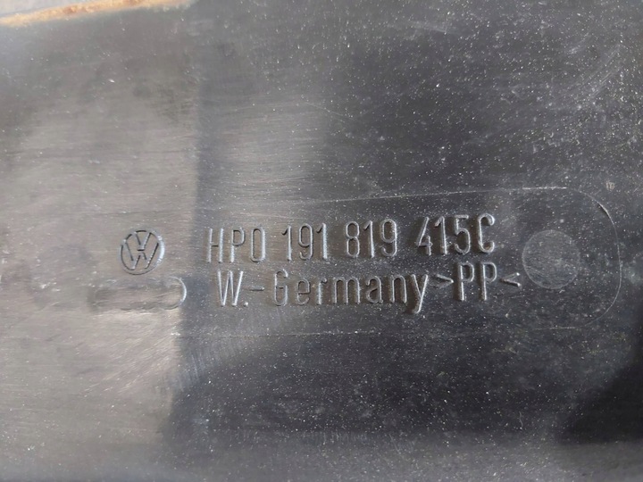 фото №10, Панель під лобовим склом передні volkswagen golf ii 191819415c