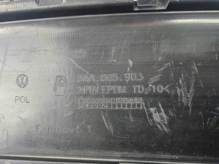 фото №15, Volkswagen passat b7 2010 -2014 спойлер бампера перед 3aa805903