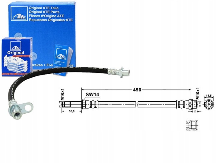 фото №1, Шланг гальмівний ate 9014289135 172647b 198747629